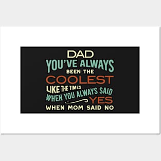 Funny Dad and Father Saying Posters and Art